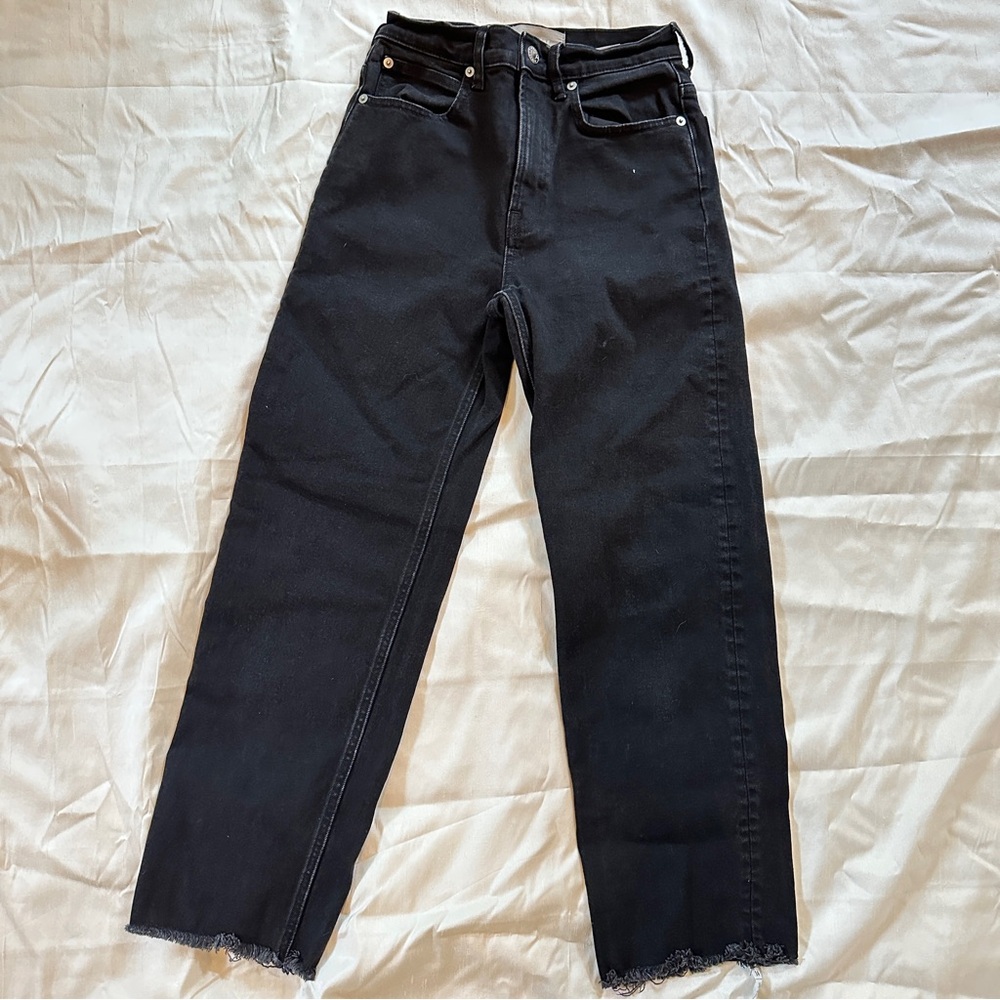 Everlane The Way High Jean Organic Cotton Black